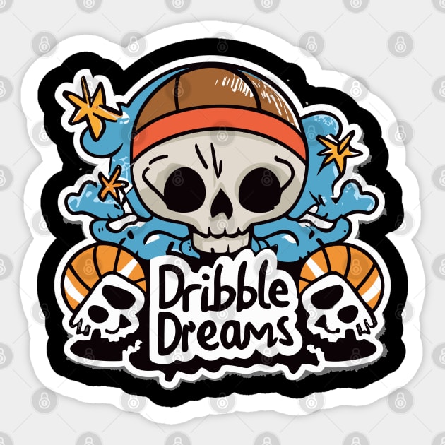 "Dribble Dreams" design Sticker by WEARWORLD